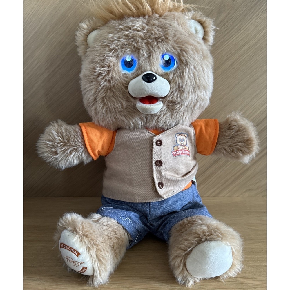 Teddy Ruxpin 2017 Animated Storytelling Bear Bluetooth LCD Eyes Tested Works